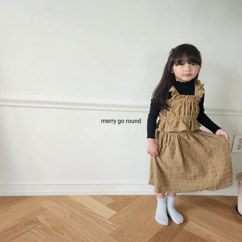 Merry Go Round - Korean Children Fashion - #childrensboutique - Frill Two Pieces - 8