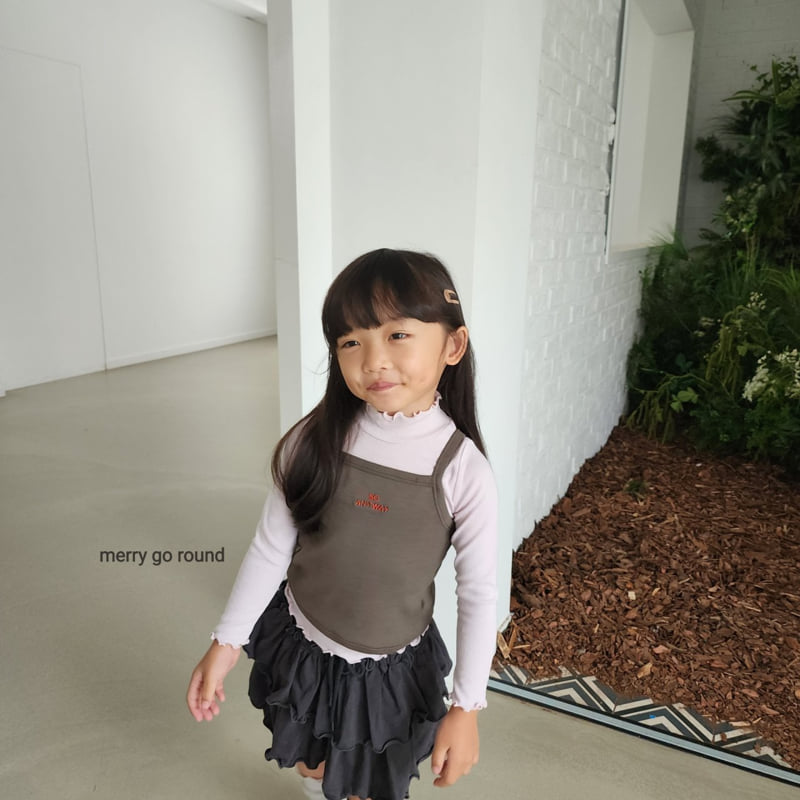 Merry Go Round - Korean Children Fashion - #designkidswear - So Sleeveless Tee - 6