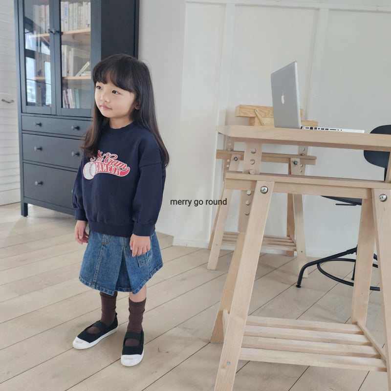 Merry Go Round - Korean Children Fashion - #designkidswear - Baseball Pullover - 10