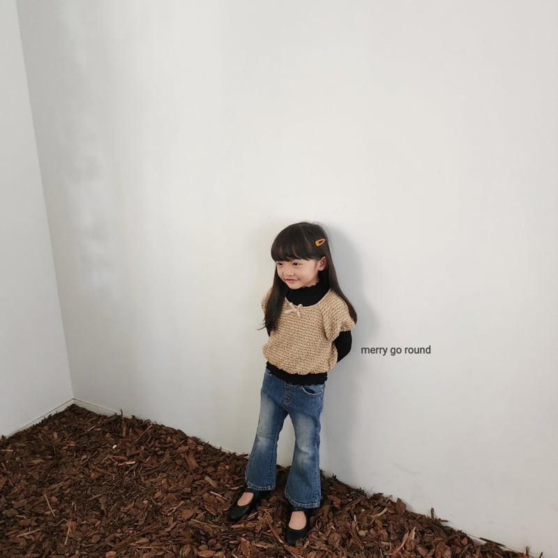 Merry Go Round - Korean Children Fashion - #discoveringself - Jay Ribbon Vest - 6