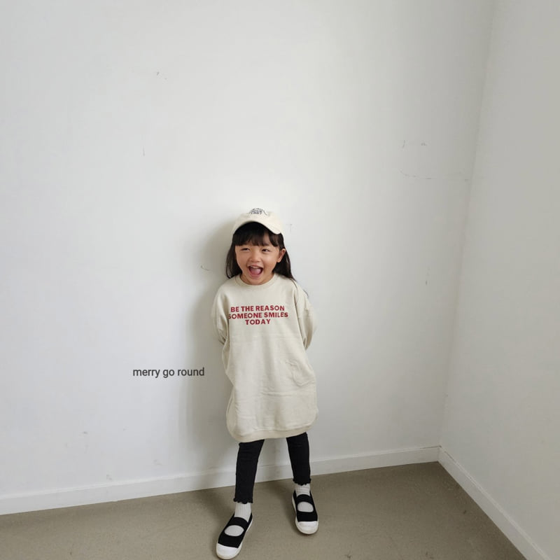 Merry Go Round - Korean Children Fashion - #discoveringself - Long Sweatshirts One-piece - 3