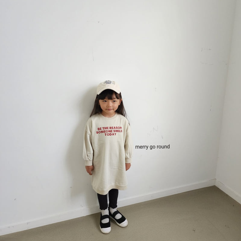 Merry Go Round - Korean Children Fashion - #discoveringself - Long Sweatshirts One-piece - 4