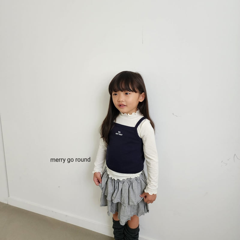 Merry Go Round - Korean Children Fashion - #kidsshorts - Banding Cancan Skirt - 10