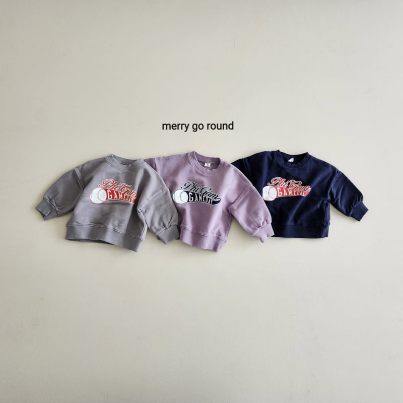 Merry Go Round - Korean Children Fashion - #littlefashionista - Baseball Pullover