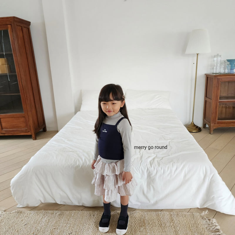 Merry Go Round - Korean Children Fashion - #minifashionista - 3rd Tier Pleats Skirt - 7