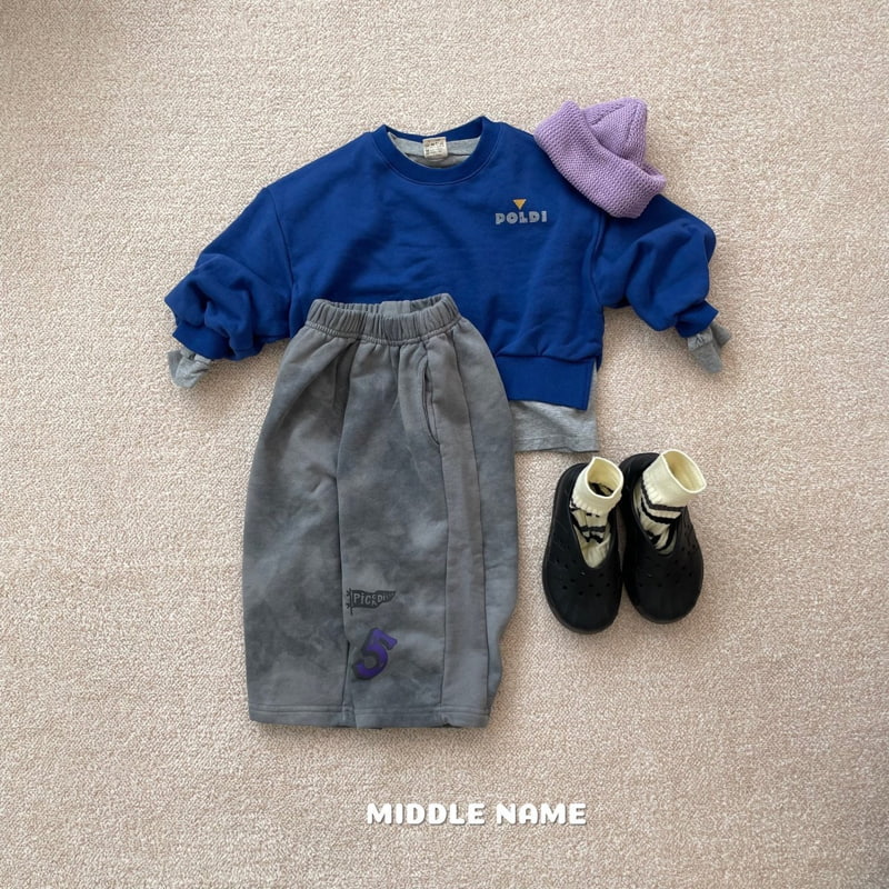 Middle Name - Korean Children Fashion - #Kfashion4kids - Saiba Water Pigment Pants - 9