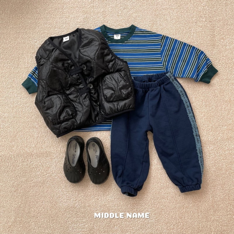 Middle Name - Korean Children Fashion - #Kfashion4kids - Towel Tape Pants - 7