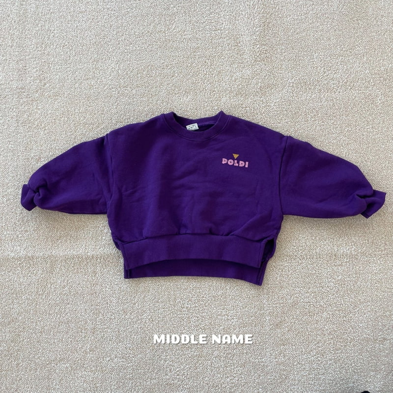 Middle Name - Korean Children Fashion - #kidzfashiontrend - Crop Slit Sweatshirts - 4