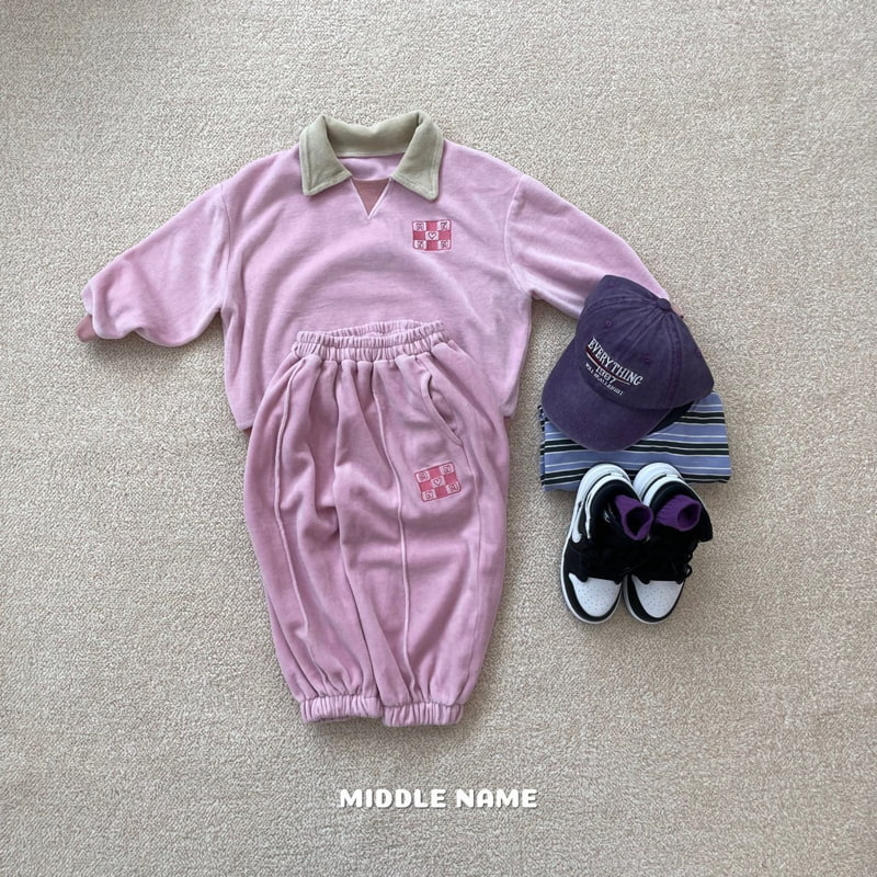 Middle Name - Korean Children Fashion - #childofig - Veloure Pintuck Embroidery Pants - 11