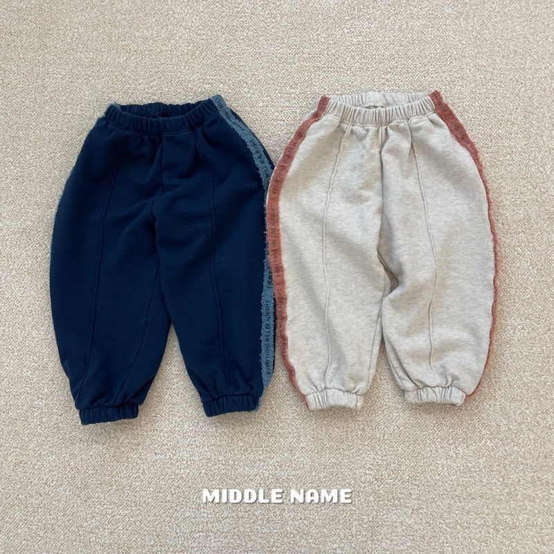 Middle Name - Korean Children Fashion - #designkidswear - Towel Tape Pants