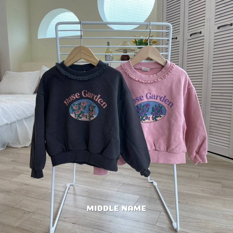 Middle Name - Korean Children Fashion - #discoveringself - Rose Lace Sweatshirts - 12