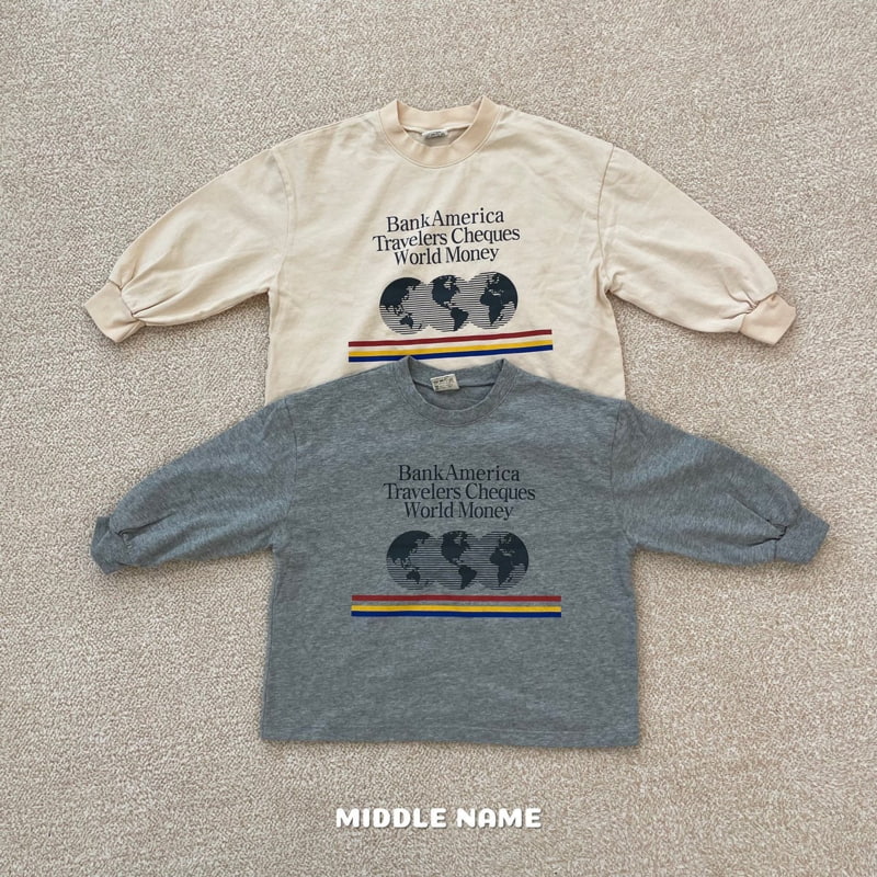 Middle Name - Korean Children Fashion - #discoveringself - Bank Tee