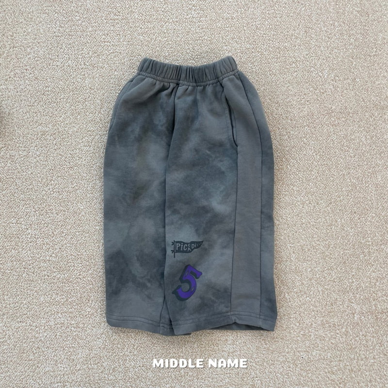 Middle Name - Korean Children Fashion - #fashionkids - Saiba Water Pigment Pants - 5