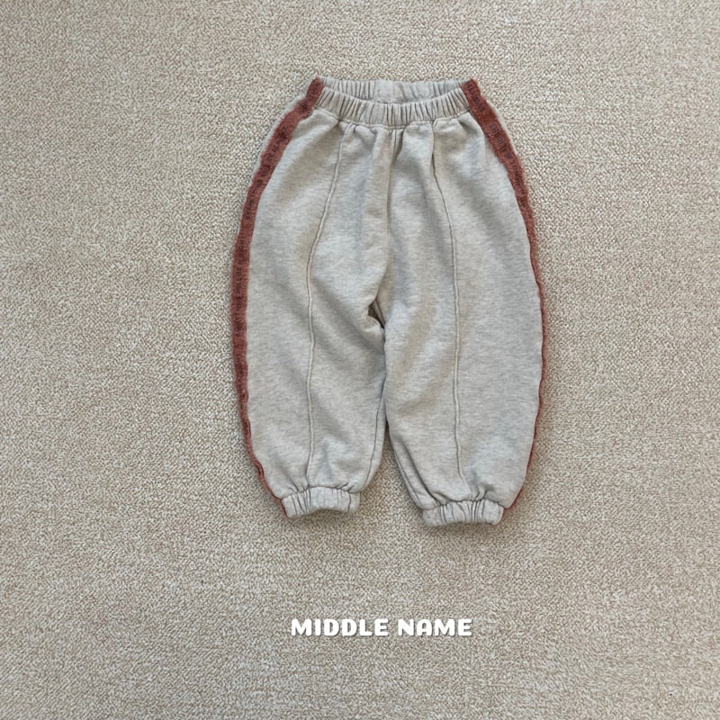 Middle Name - Korean Children Fashion - #fashionkids - Towel Tape Pants - 3