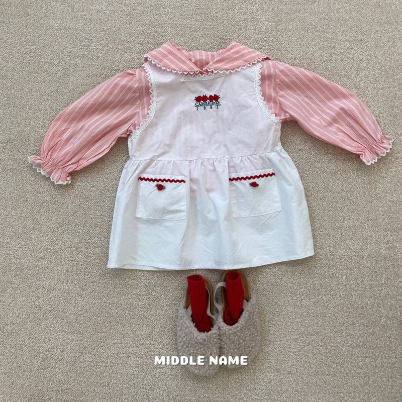 Middle Name - Korean Children Fashion - #kidsshorts - Embroidery Lace One-pice - 9