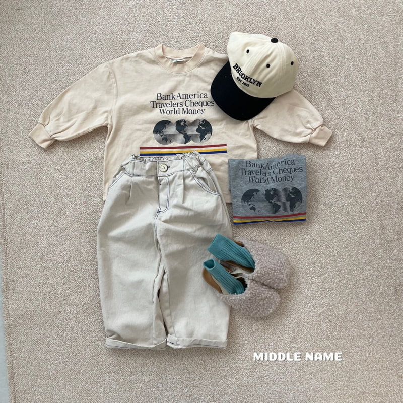 Middle Name - Korean Children Fashion - #kidzfashiontrend - Bank Tee - 5