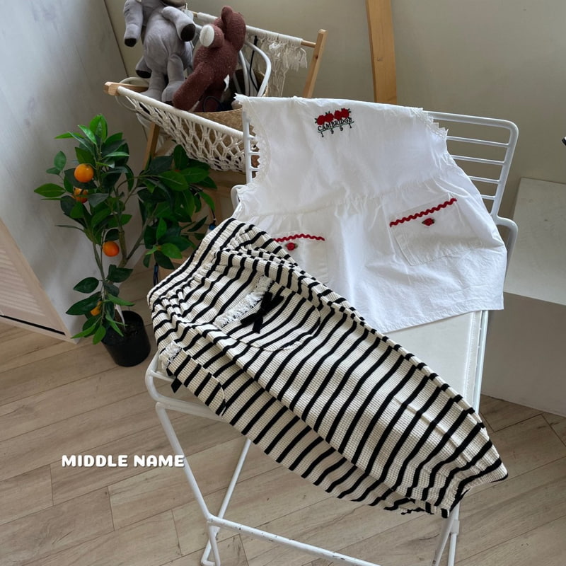 Middle Name - Korean Children Fashion - #magicofchildhood - Waffle Ribbon Pants - 2