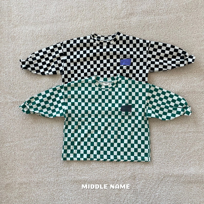 Middle Name - Korean Children Fashion - #magicofchildhood - M Check Tee