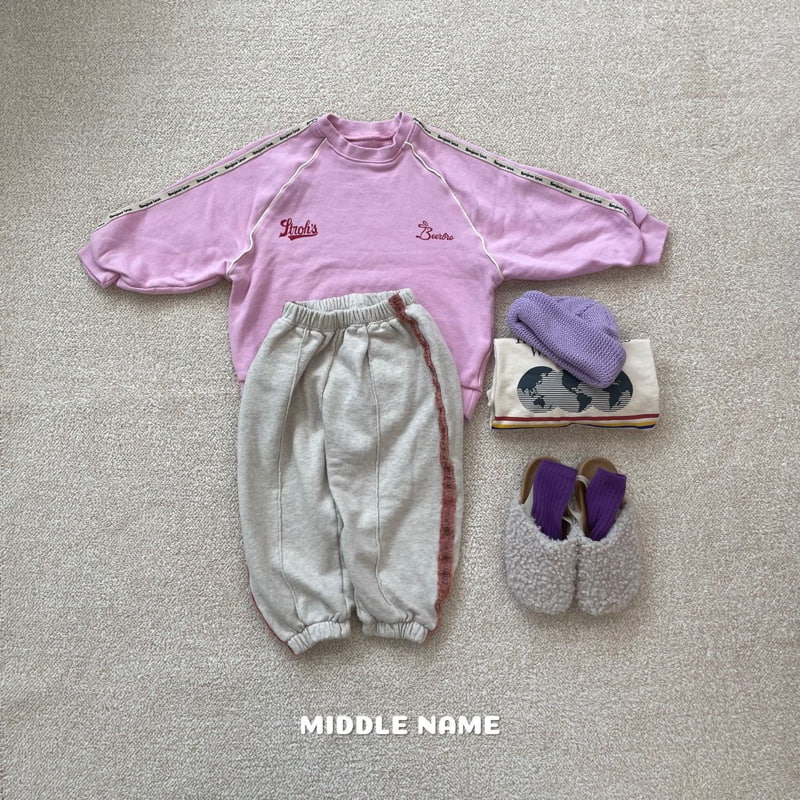 Middle Name - Korean Children Fashion - #prettylittlegirls - Tape Raglan Sweatshirts - 12