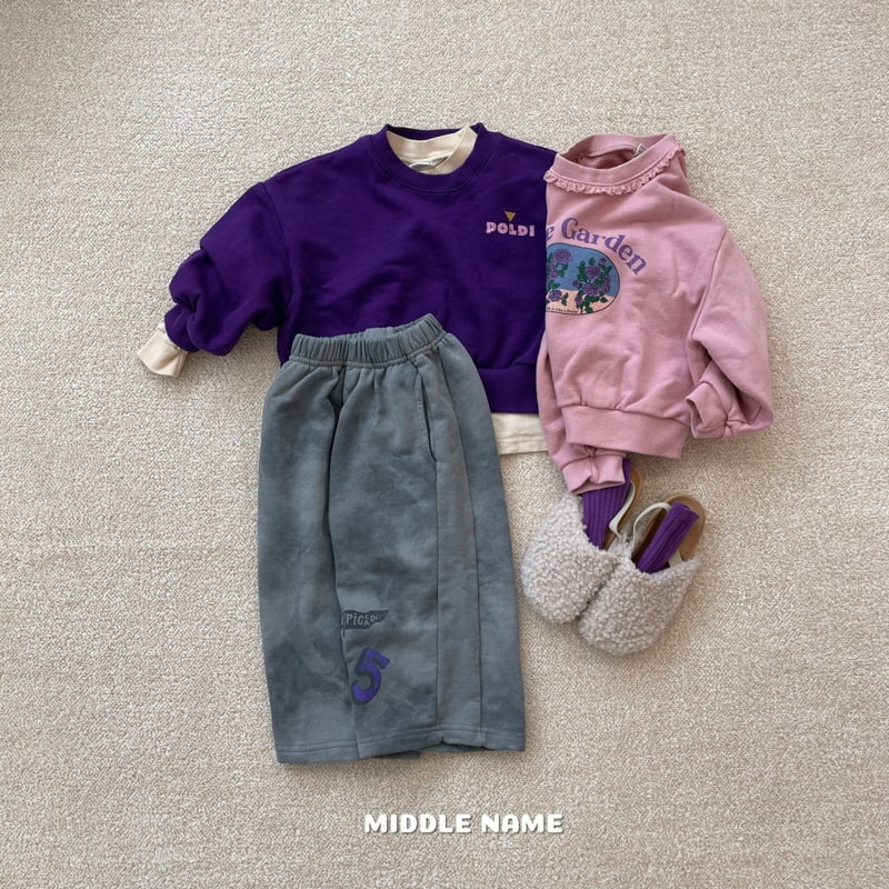 Middle Name - Korean Children Fashion - #stylishchildhood - Crop Slit Sweatshirts - 11