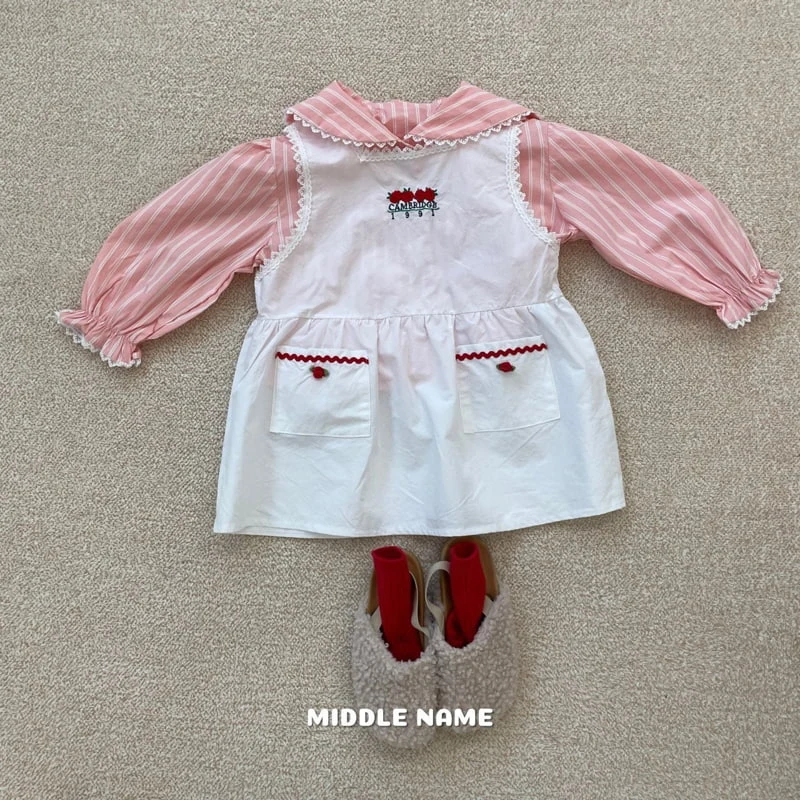 Middle Name - Korean Children Fashion - #stylishchildhood - Sailor Embroidery Blouse - 10