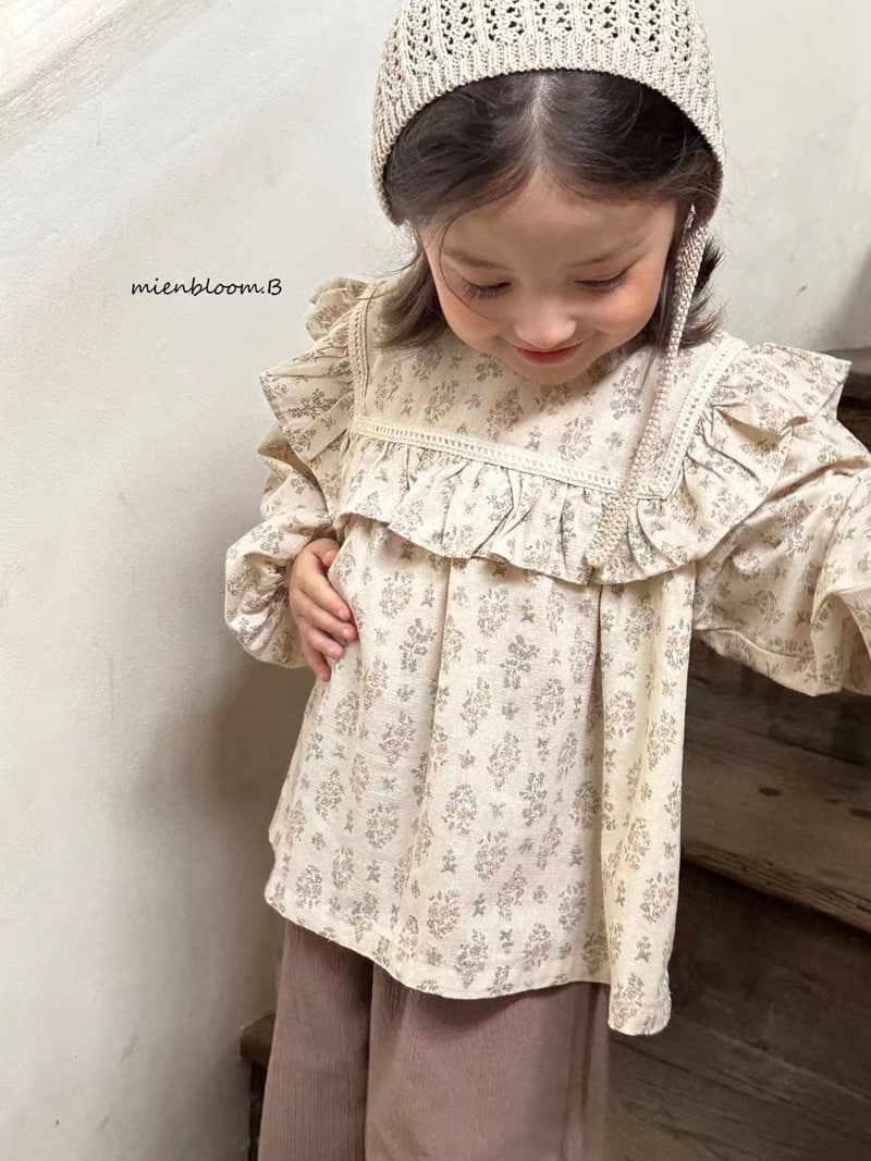 Mienbloom B - Korean Children Fashion - #childofig - Square Flower Blouse - 9