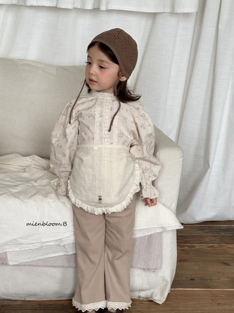 Mienbloom B - Korean Children Fashion - #childrensboutique - Lace Bootscut Pants - 3