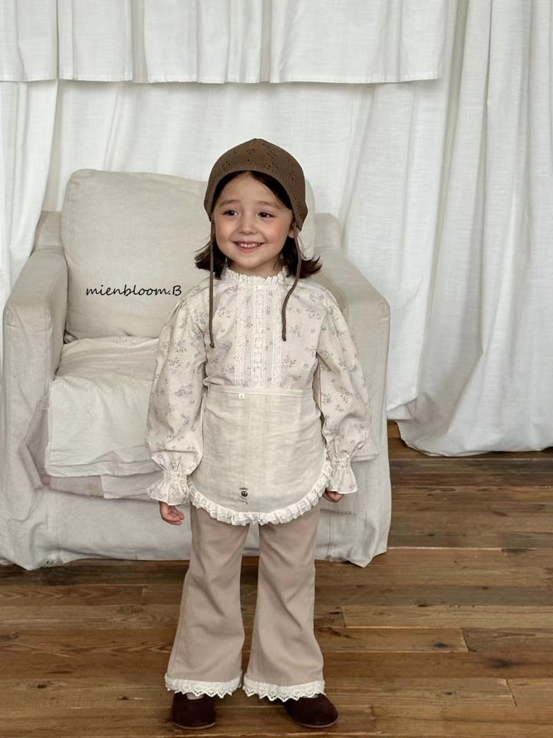 Mienbloom B - Korean Children Fashion - #designkidswear - Jurr Smocked Blouse - 6