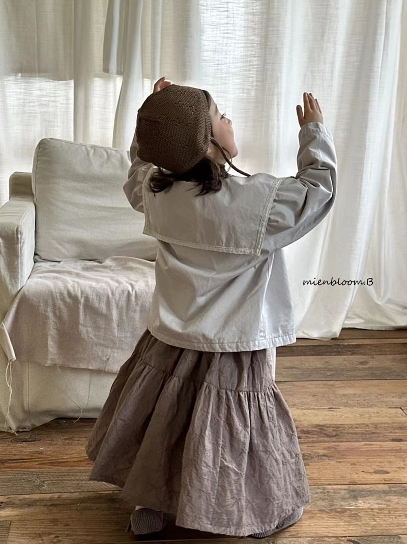 Mienbloom B - Korean Children Fashion - #designkidswear - Ribbon Long Skirt - 7