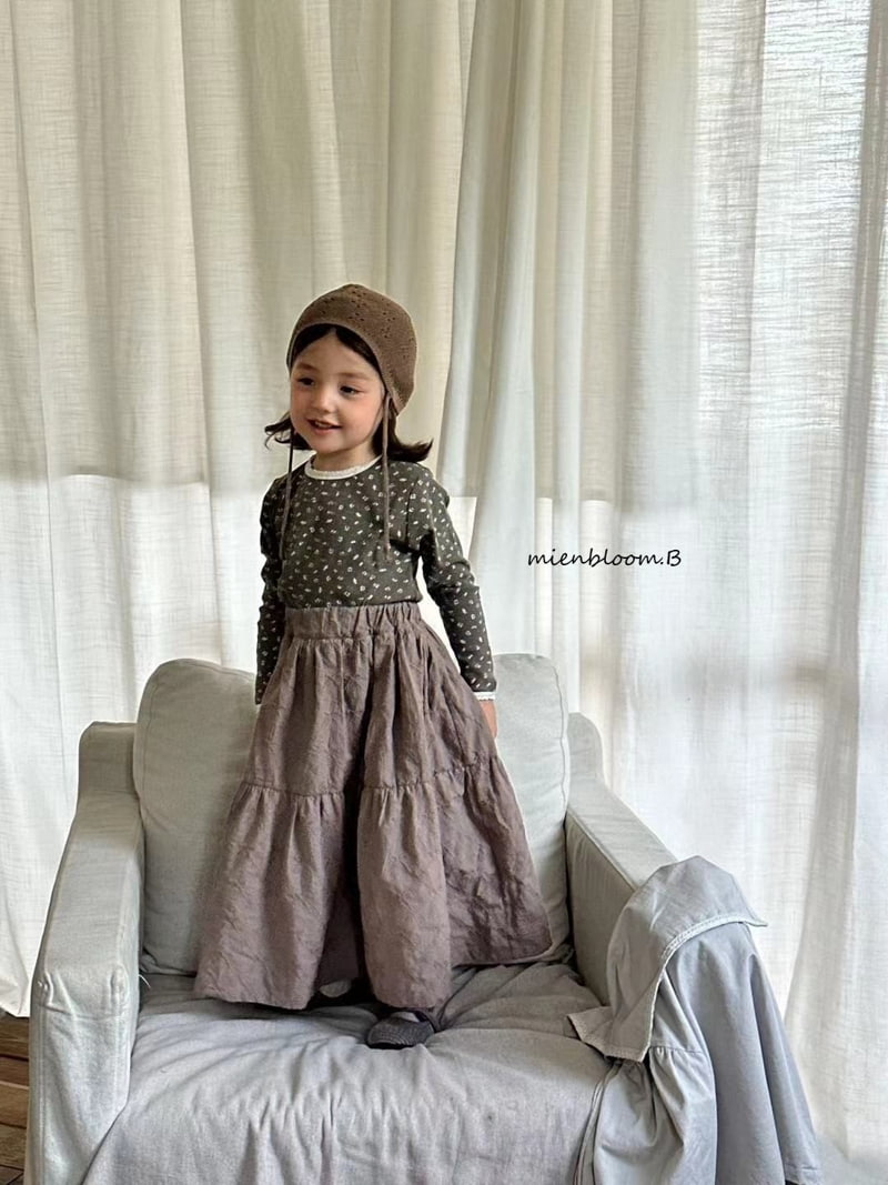 Mienbloom B - Korean Children Fashion - #fashionkids - Ribbon Long Skirt - 9