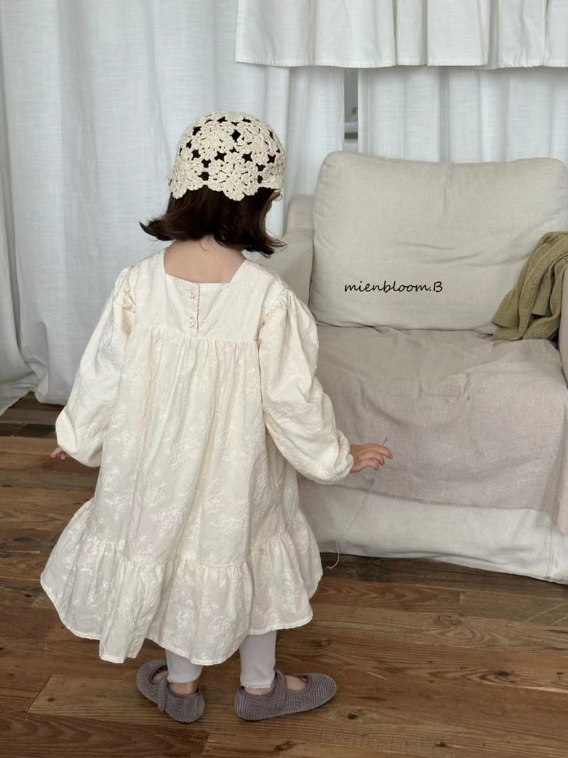 Mienbloom B - Korean Children Fashion - #kidsshorts - Square Lace One-piece - 7