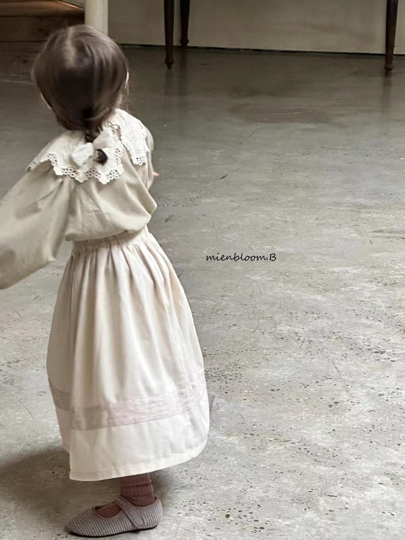 Mienbloom B - Korean Children Fashion - #kidsshorts - Line Long Skirt - 9