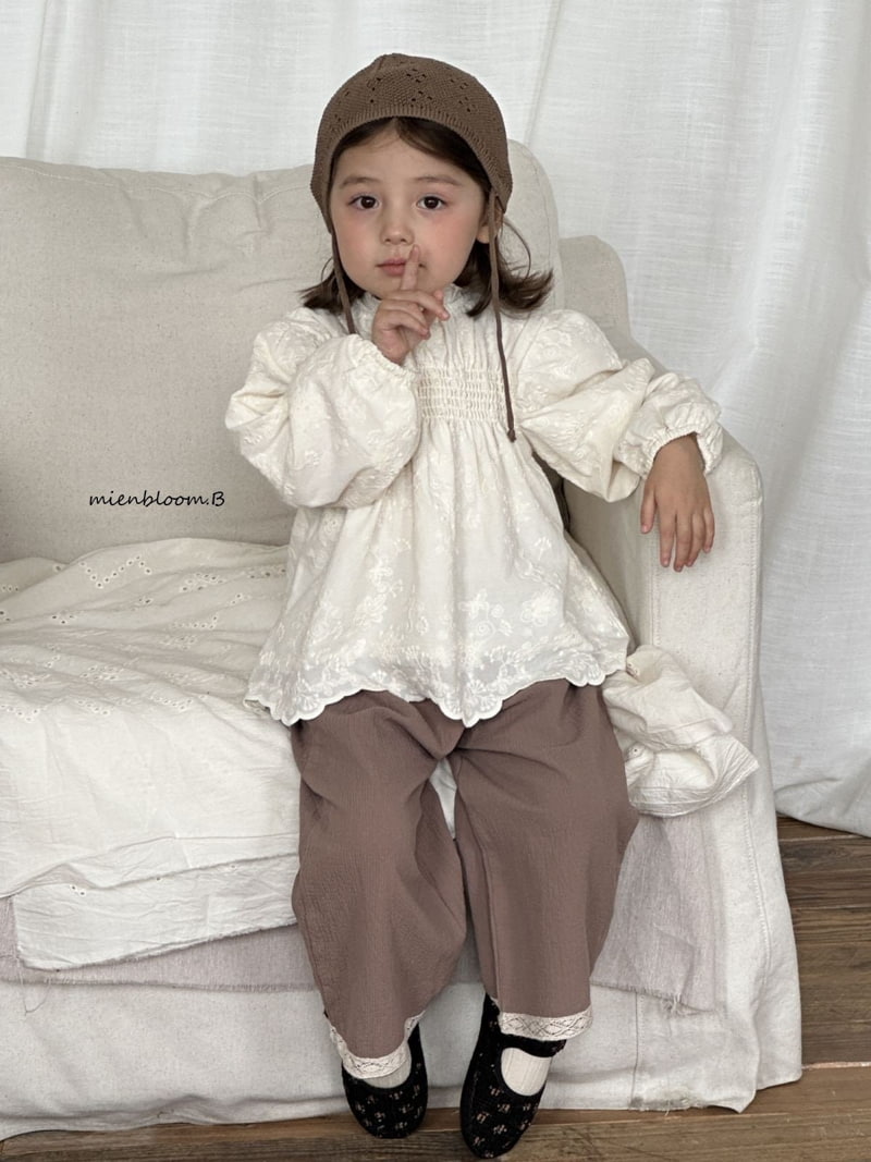 Mienbloom B - Korean Children Fashion - #kidsstore - Momo Lace Pants - 8