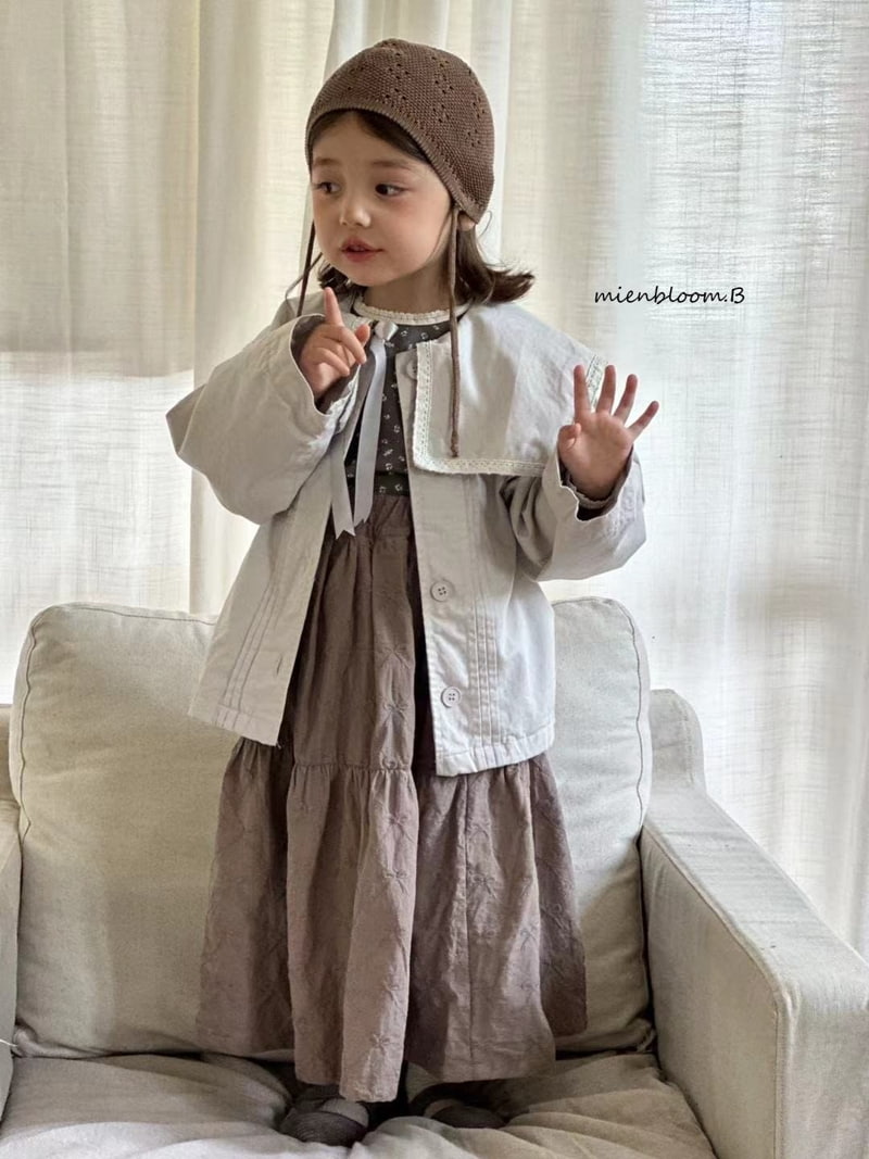 Mienbloom B - Korean Children Fashion - #magicofchildhood - Ribbon Long Skirt