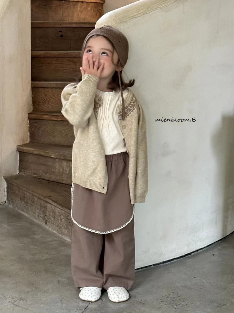 Mienbloom B - Korean Children Fashion - #minifashionista - Point Knit Cardigan - 12