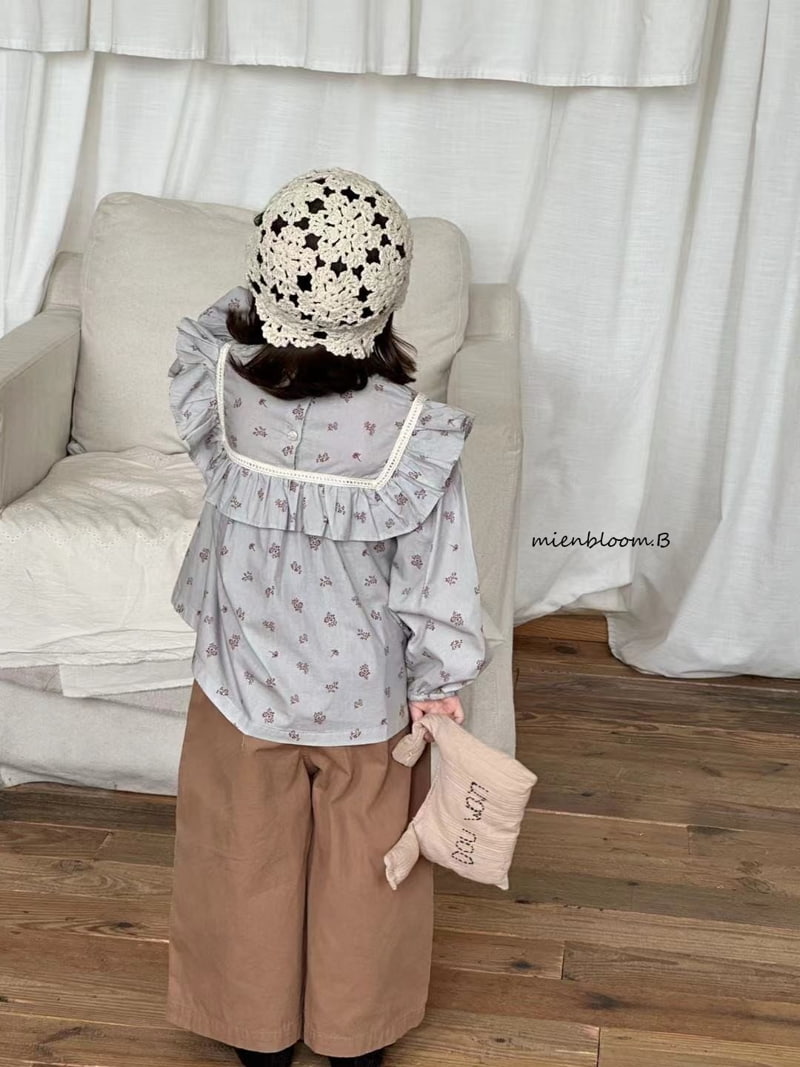 Mienbloom B - Korean Children Fashion - #prettylittlegirls - Square Flower Blouse - 8