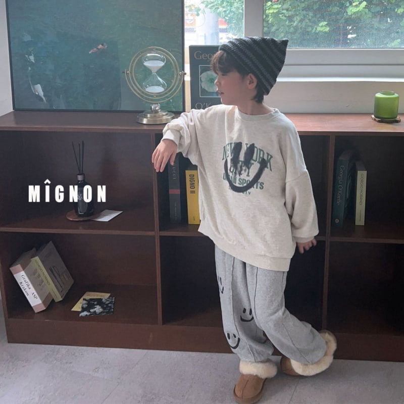 Mignon - Korean Children Fashion - #Kfashion4kids - Smile Jogger Pants - 3