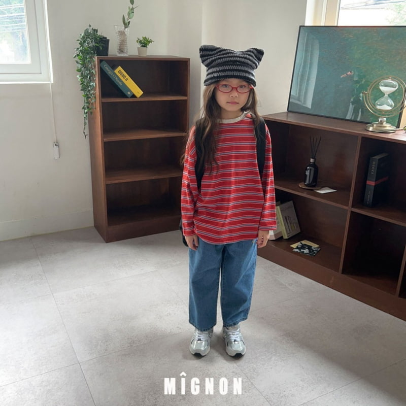 Mignon - Korean Children Fashion - #childrensboutique - Merry Stripe Tee - 2