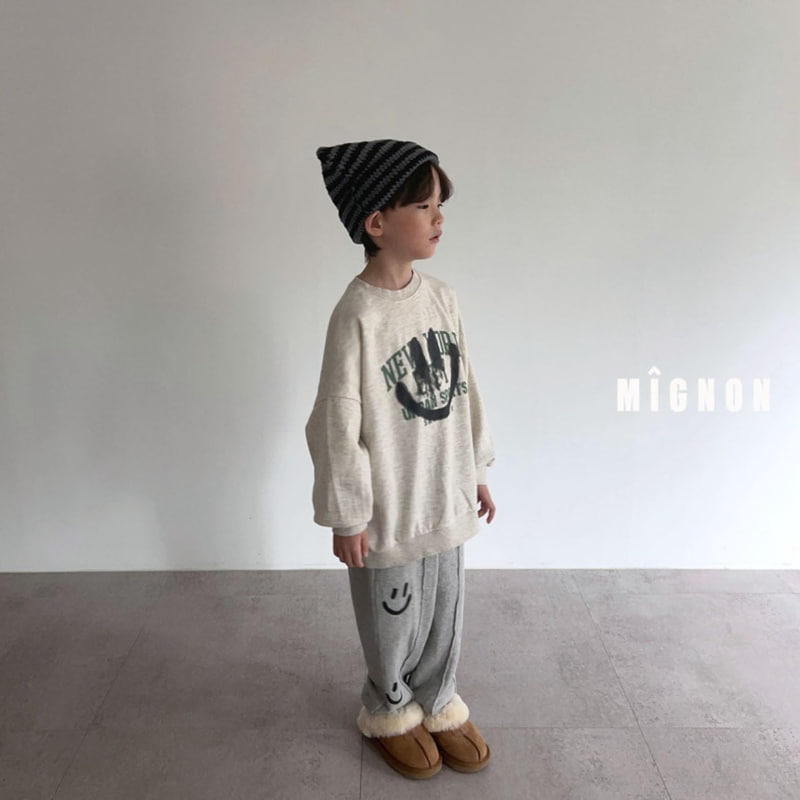 Mignon - Korean Children Fashion - #childrensboutique - New York Smile Sewatshirts - 11