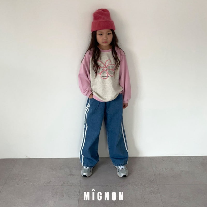 Mignon - Korean Children Fashion - #kidsshorts - Bubble Raglan Sweatshirts - 11