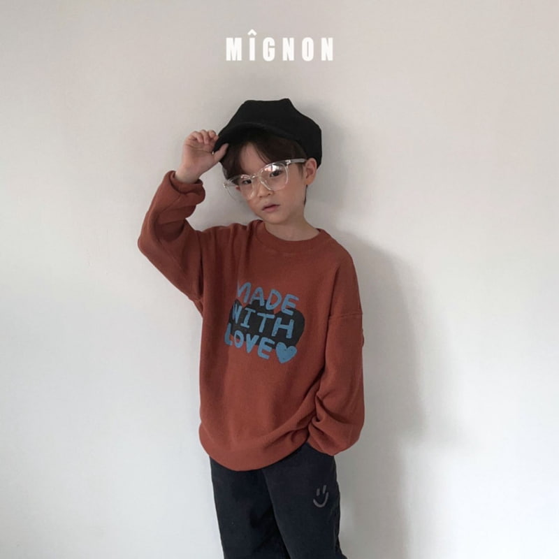 Mignon - Korean Children Fashion - #kidsshorts - With Love Sweatshirts - 3