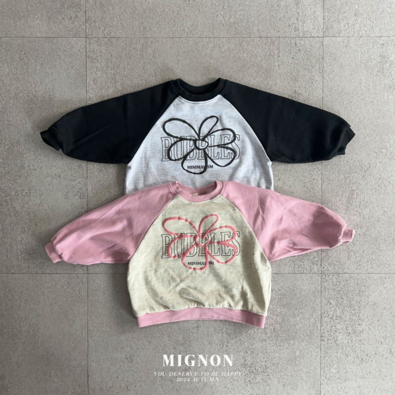 Mignon - Korean Children Fashion - #minifashionista - Bubble Raglan Sweatshirts