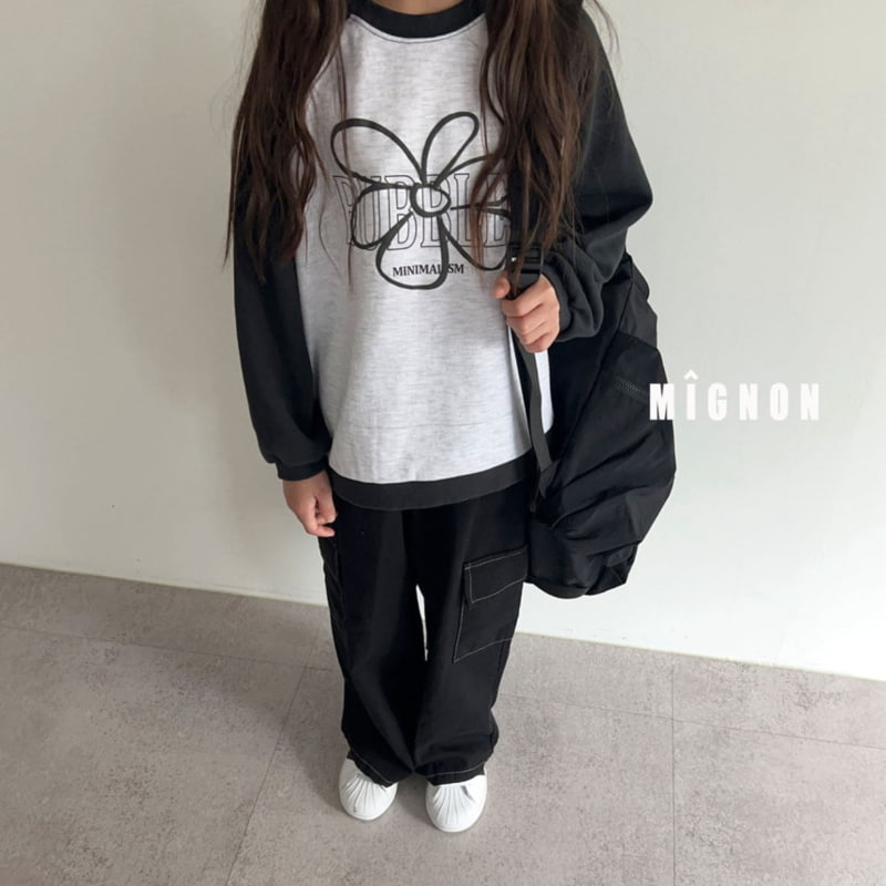 Mignon - Korean Children Fashion - #prettylittlegirls - Bubble Raglan Sweatshirts - 2