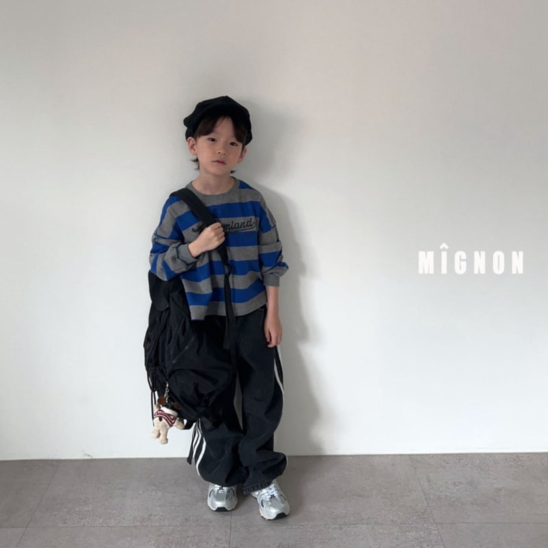 Mignon - Korean Children Fashion - #toddlerclothing - Retro Crop Tee - 4