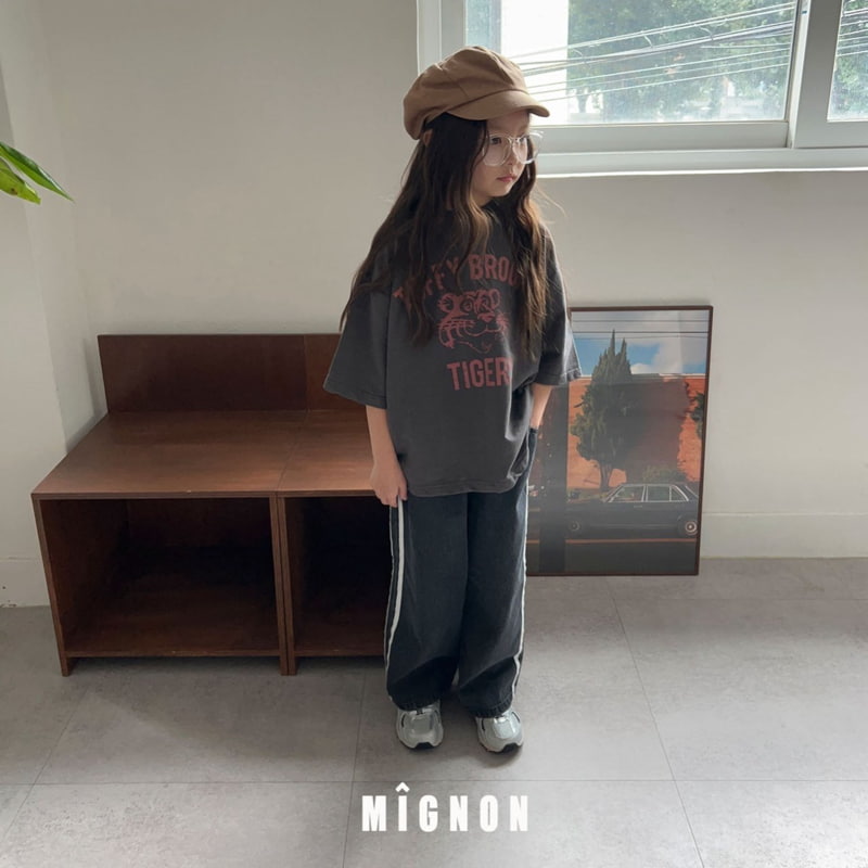 Mignon - Korean Children Fashion - #todddlerfashion - Overfit Tiger Tee with Mom - 9