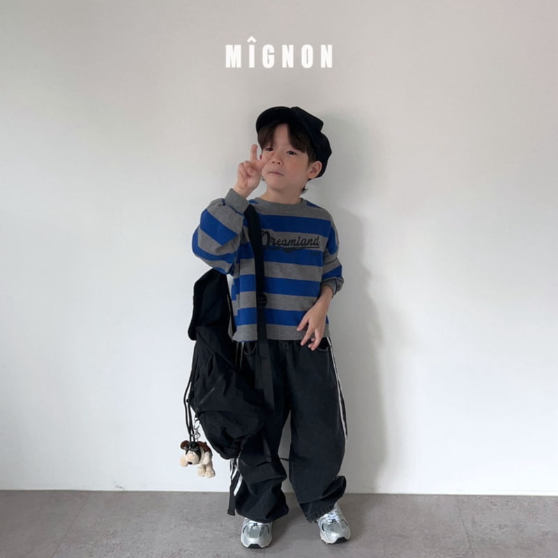 Mignon - Korean Children Fashion - #toddlerclothing - Retro Crop Tee - 3