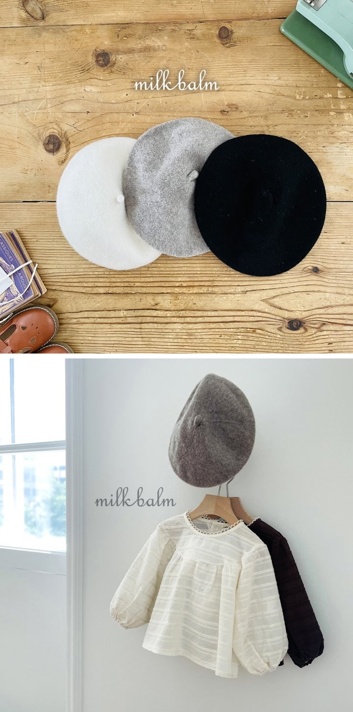 Milk Balm - Korean Baby Fashion - #babyboutiqueclothing - Colin Beret