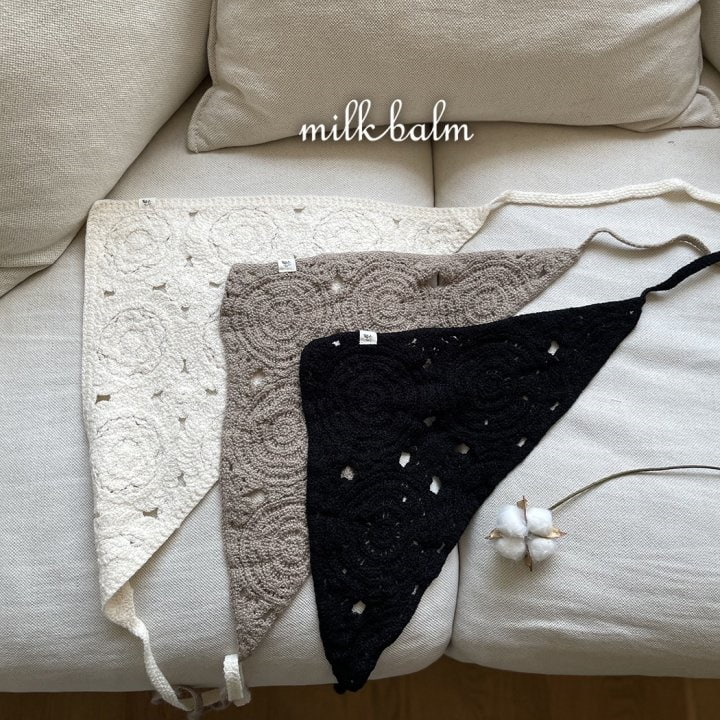 Milk Balm - Korean Baby Fashion - #babyfashion - Knitted Bandana