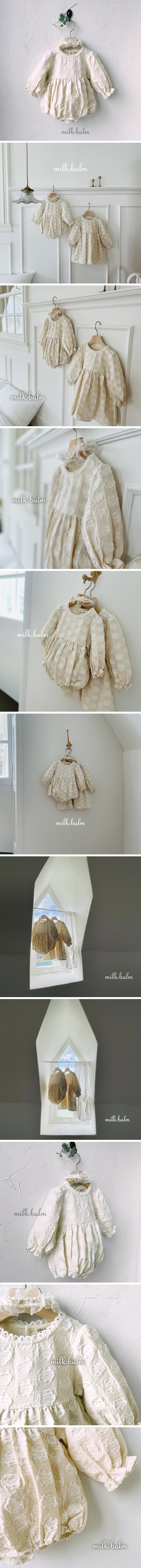 Milk Balm - Korean Baby Fashion - #babyoutfit - Blouse Bodysuit