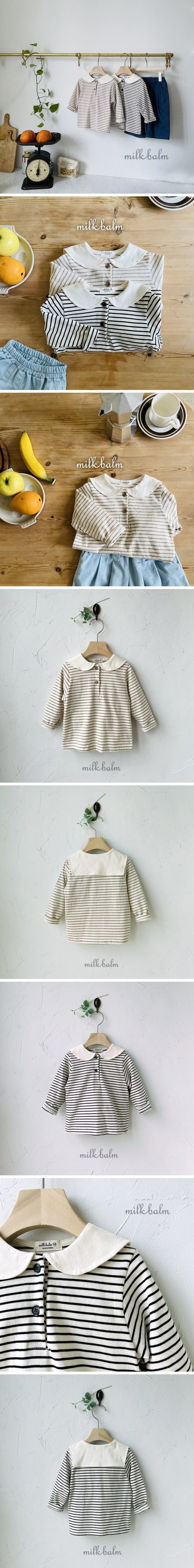 Milk Balm - Korean Children Fashion - #Kfashion4kids - Winnie Sailor Tee